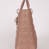 Dior Large Lady Dusty Pink Lambskin