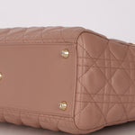 Dior Large Lady Dusty Pink Lambskin