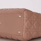 Dior Large Lady Dusty Pink Lambskin