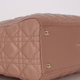 Dior Large Lady Dusty Pink Lambskin