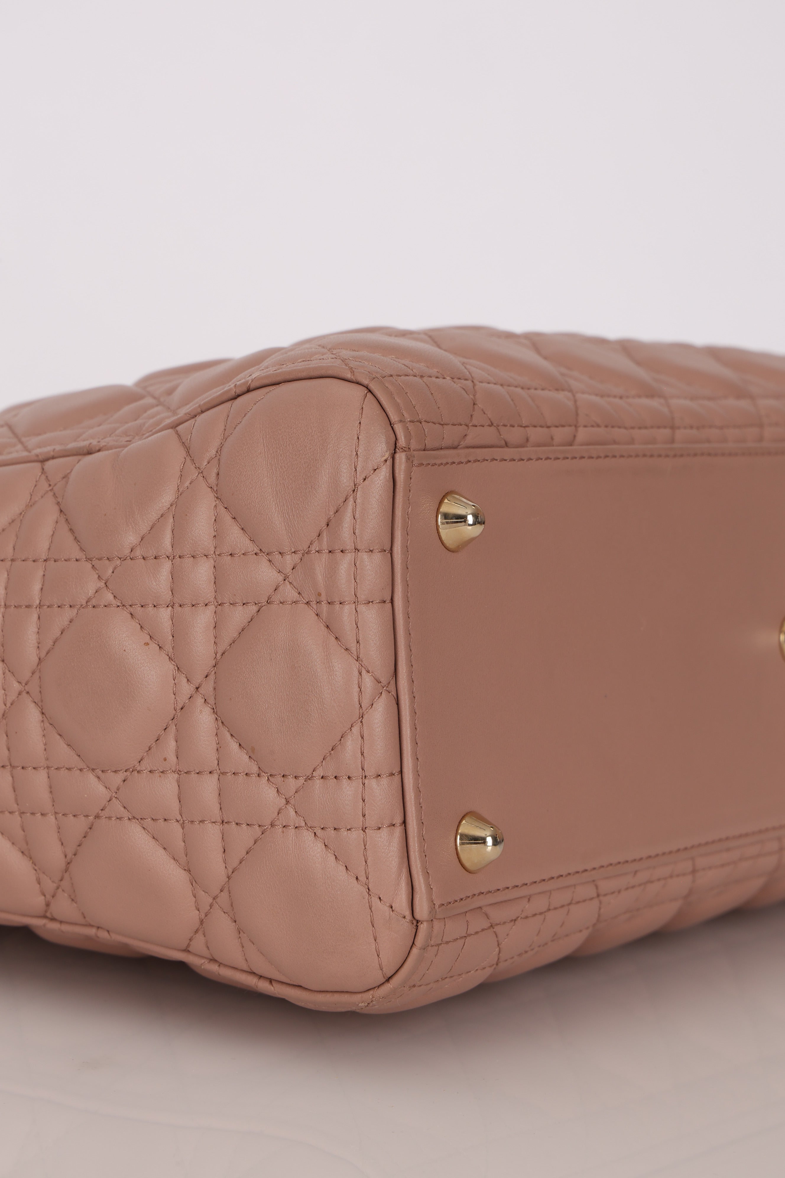 Dior Large Lady Dusty Pink Lambskin
