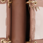 Dior Large Lady Dusty Pink Lambskin