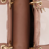 Dior Large Lady Dusty Pink Lambskin