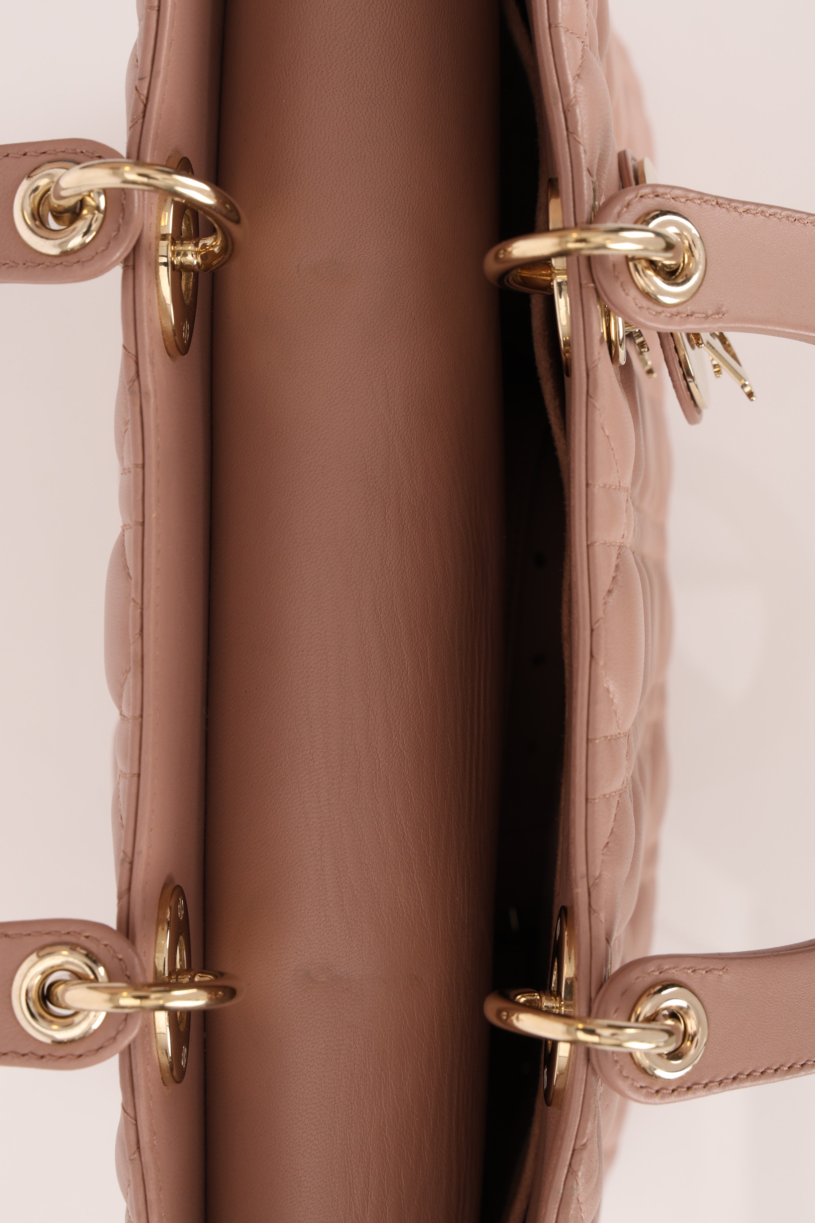 Dior Large Lady Dusty Pink Lambskin