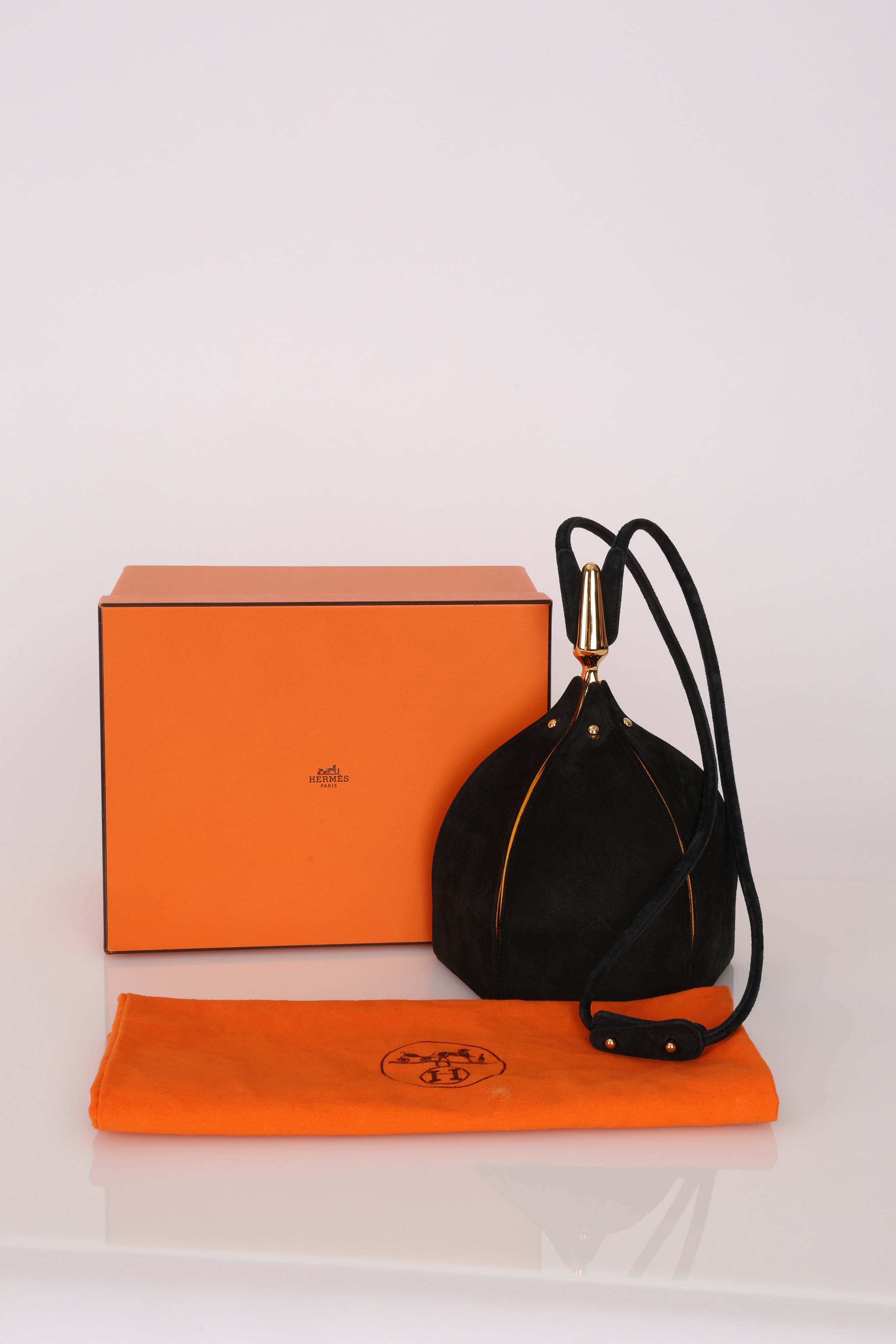 Hermès Sac Baikal Black Doblis GHW