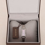 Gucci Pink Monogram Silver Watch