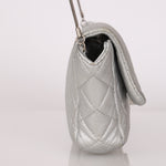 Chanel 2.55 Reissue Clutch with Chain Metallic Silver Lambskin BSHW