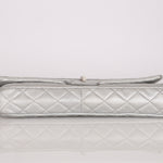 Chanel 2.55 Reissue Clutch with Chain Metallic Silver Lambskin BSHW