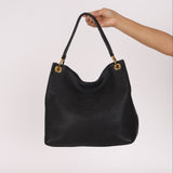 Prada Logo Hobo Noir Vitello Phenix
