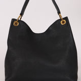 Prada Logo Hobo Noir Vitello Phenix