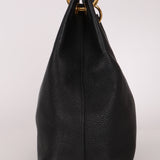 Prada Logo Hobo Noir Vitello Phenix