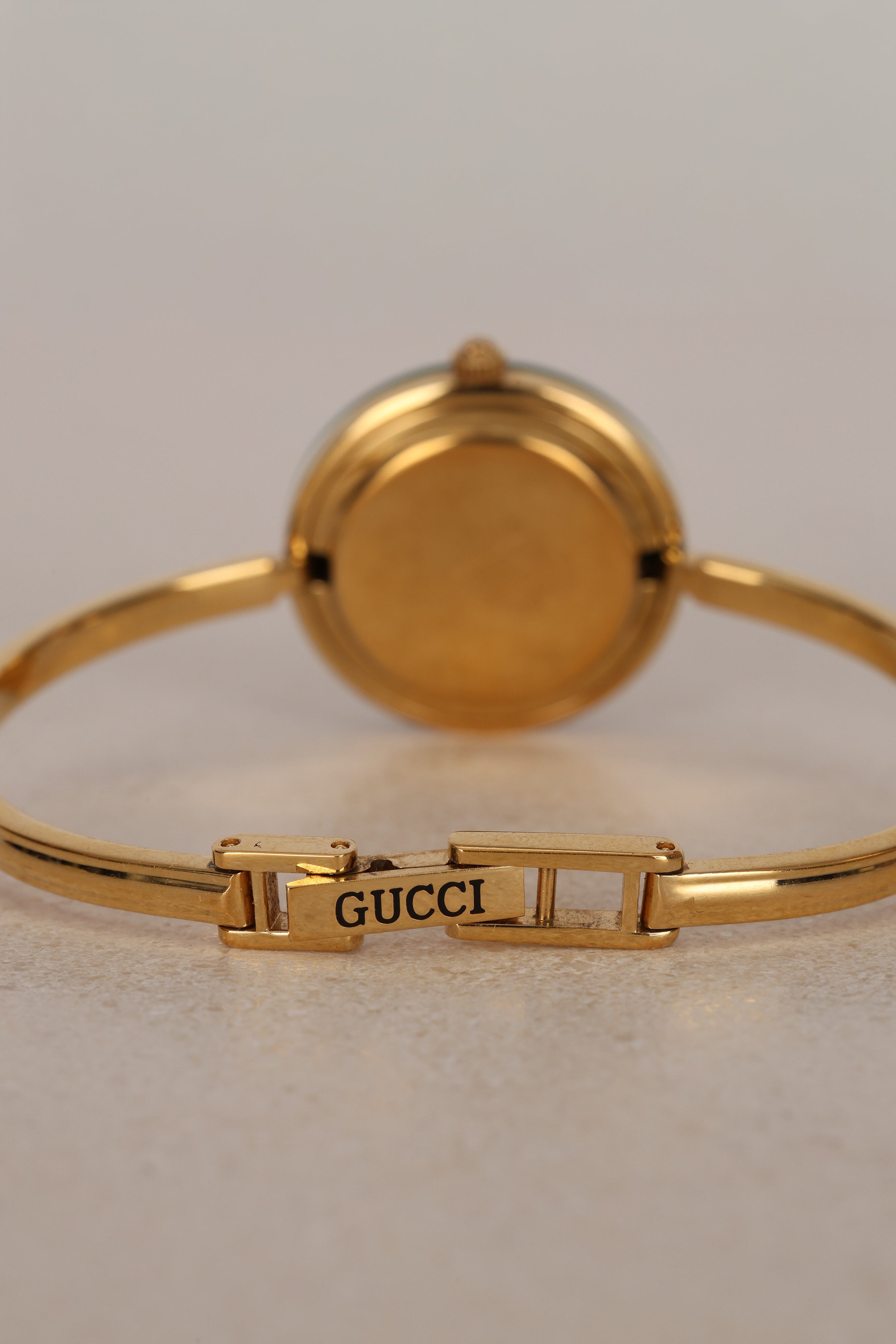Gucci Multicolor Gold Bezel Watch