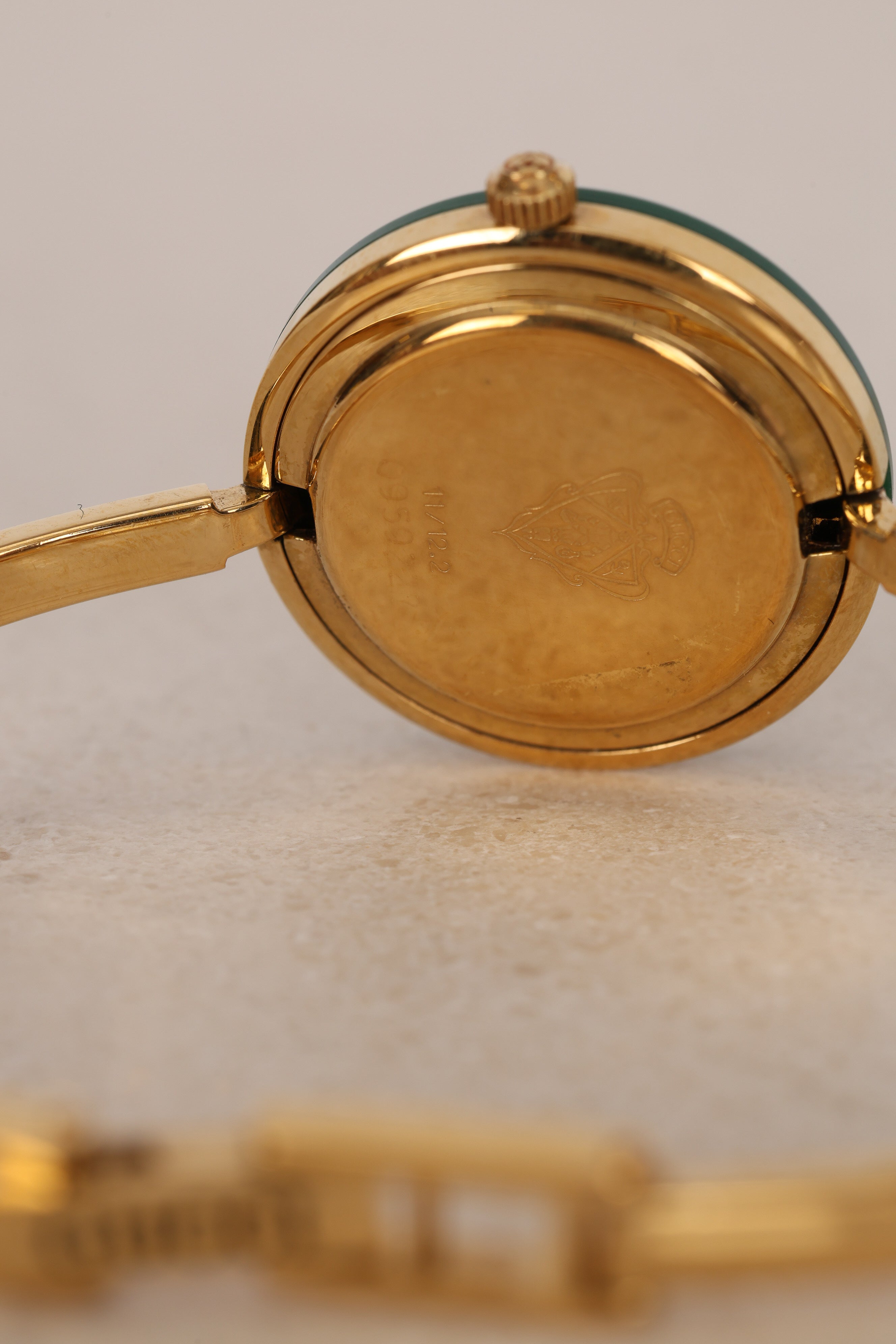 Gucci Multicolor Gold Bezel Watch