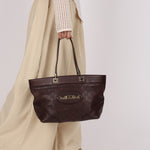 Gucci Guccissima Punch Tote Chocolate Brown