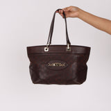 Gucci Guccissima Punch Tote Chocolate Brown