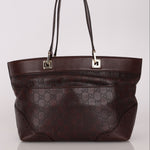 Gucci Guccissima Punch Tote Chocolate Brown