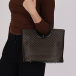 Celine Macadam Circle Top Handle Tote