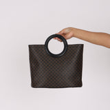 Celine Macadam Circle Top Handle Tote
