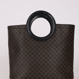 Celine Macadam Circle Top Handle Tote