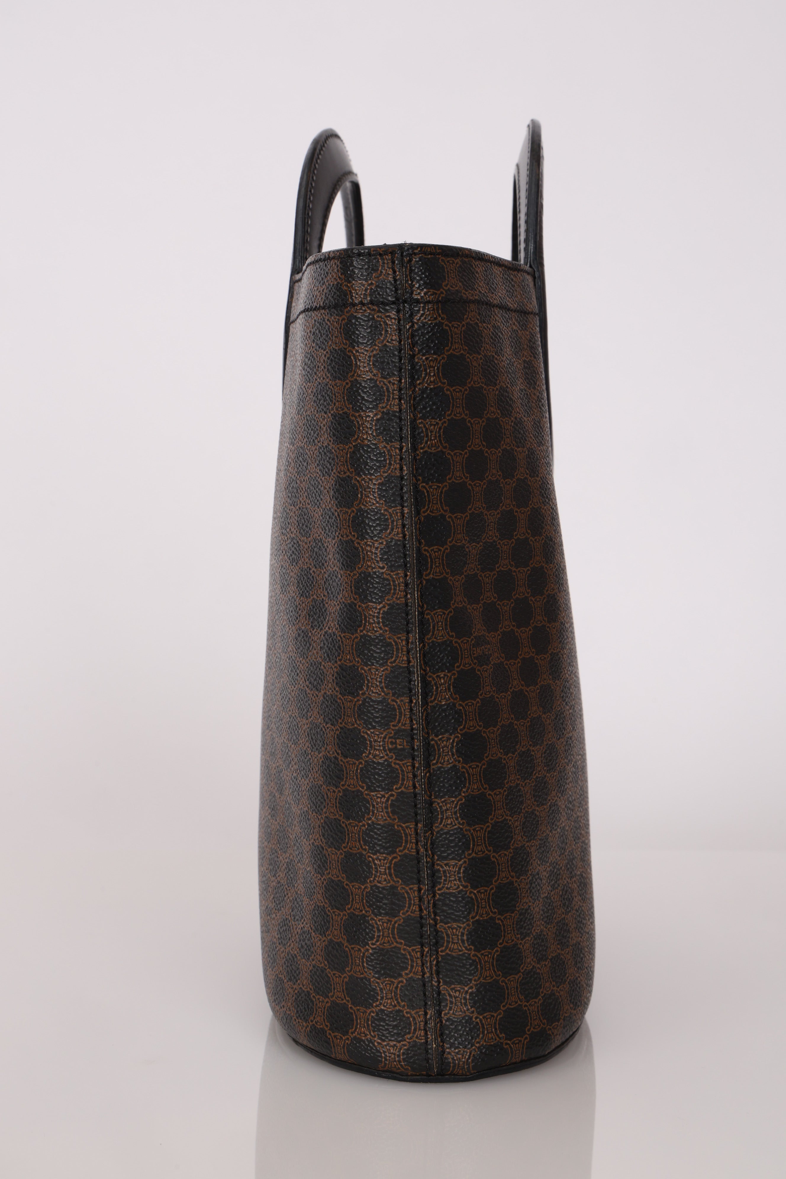 Celine Macadam Circle Top Handle Tote