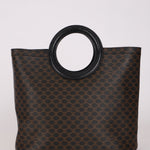 Celine Macadam Circle Top Handle Tote
