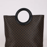 Celine Macadam Circle Top Handle Tote
