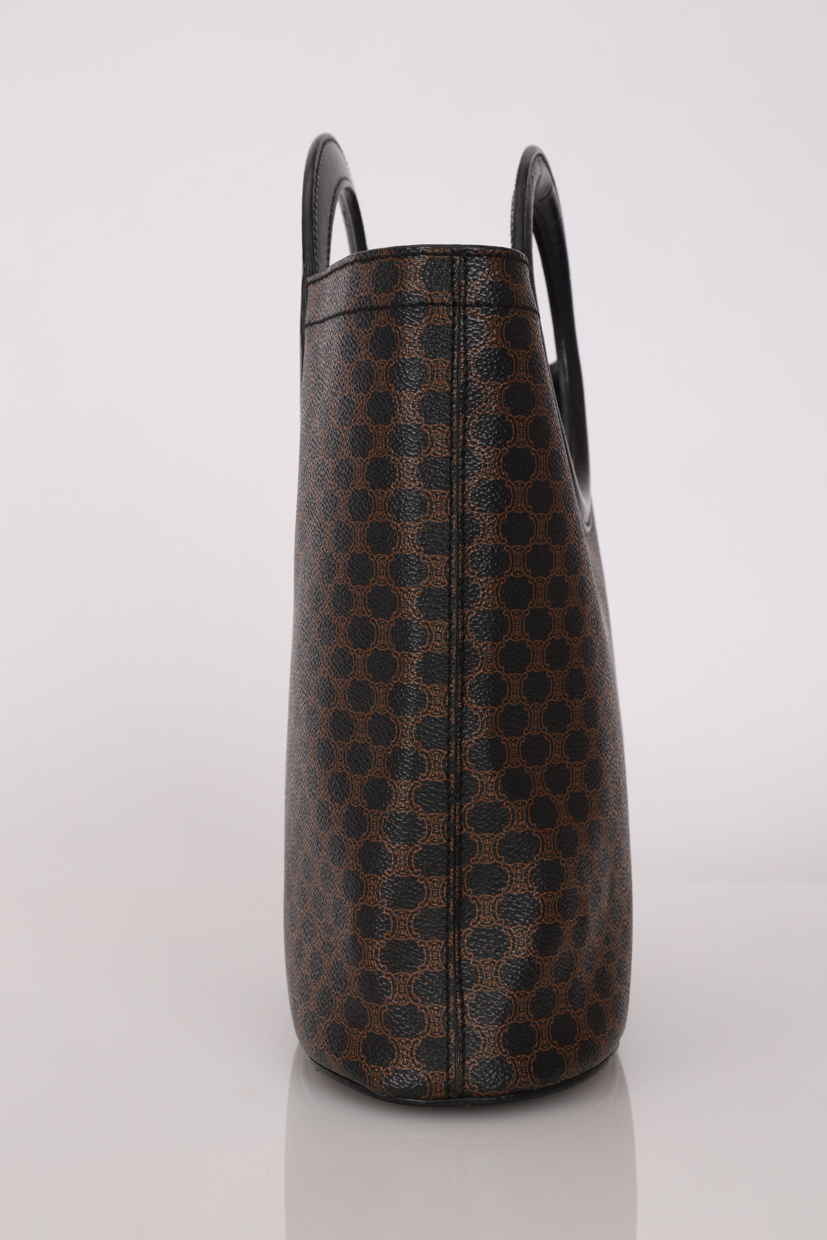 Celine Macadam Circle Top Handle Tote
