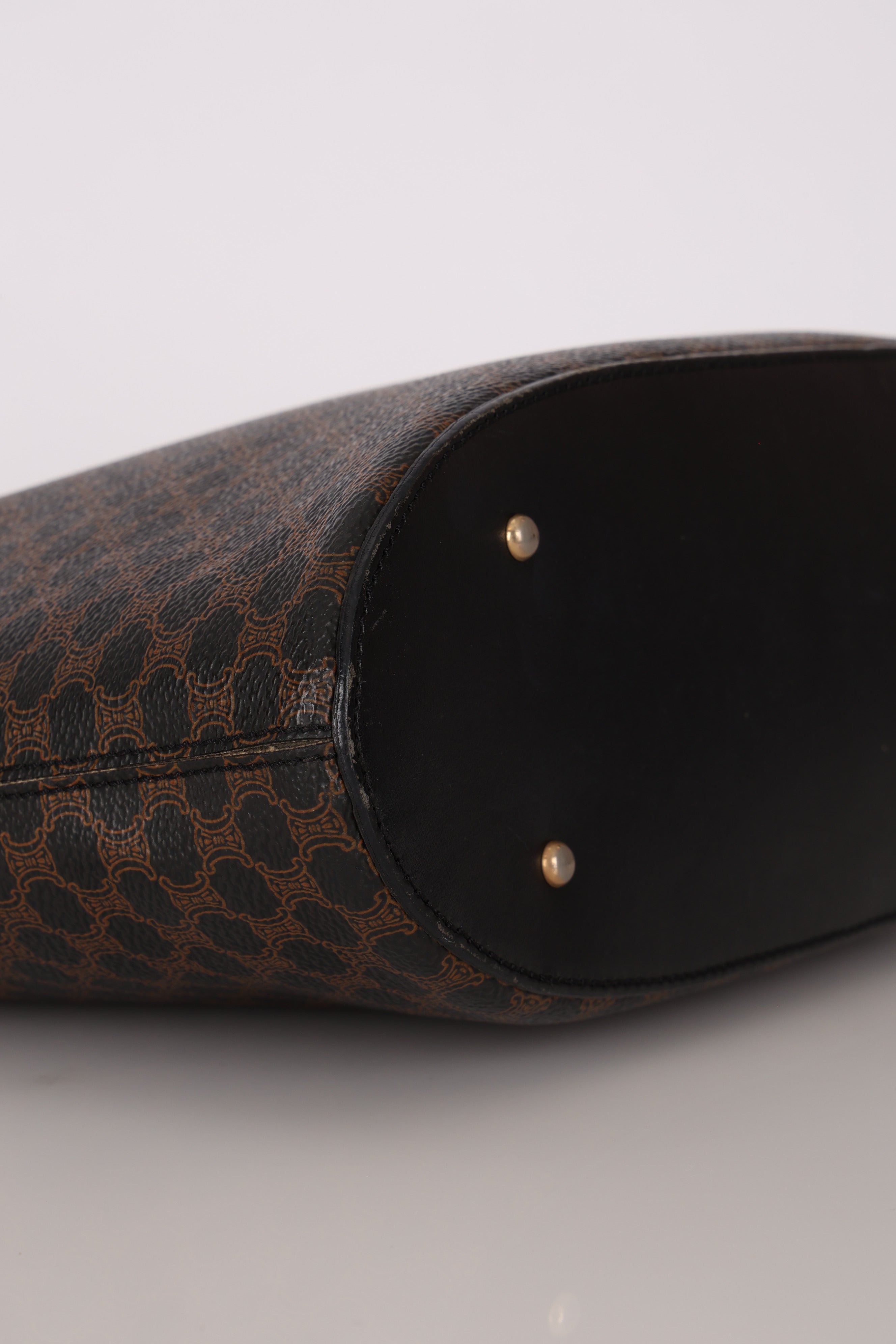 Celine Macadam Circle Top Handle Tote