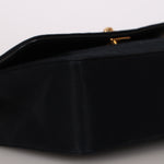 Chanel Mini Rectangle Bijoux Chain Flap Black Satin GHW