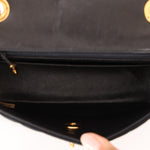 Chanel Mini Rectangle Bijoux Chain Flap Black Satin GHW