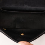 Chanel Mini Single Flap Black Suede 24K GP
