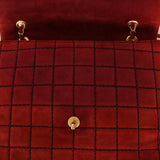 Chanel Chocolate Bar Single Flap Suede BGHW