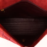 Chanel Chocolate Bar Single Flap Suede BGHW