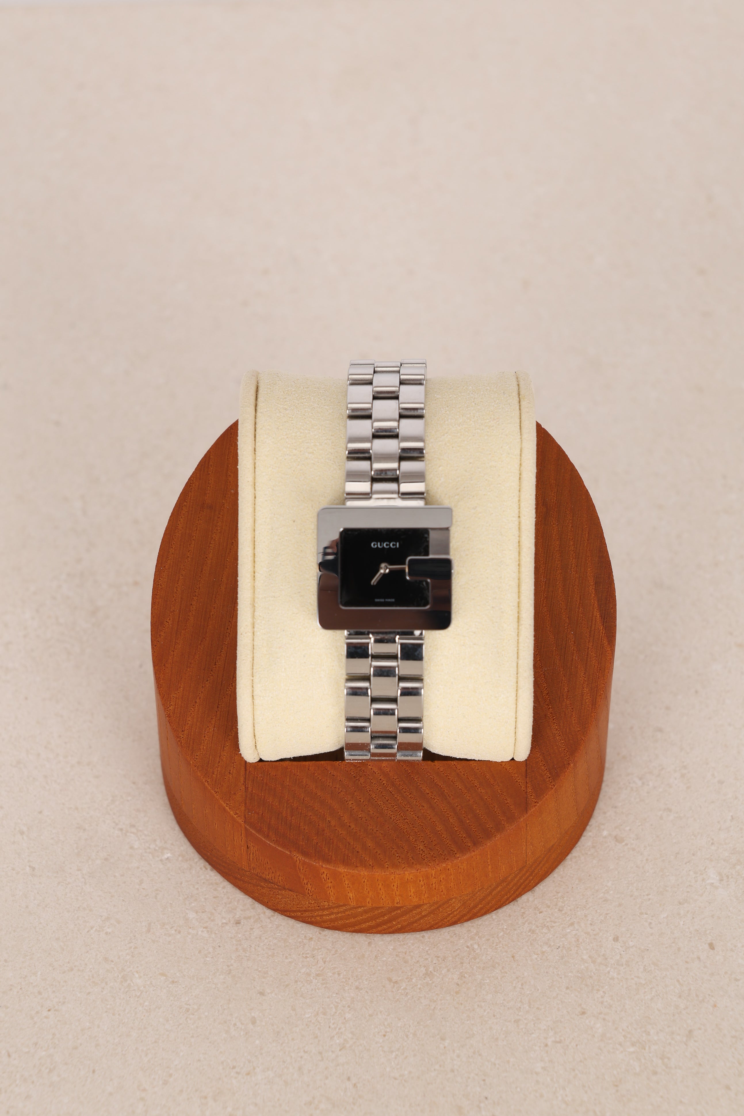Gucci Monogram Silver Watch