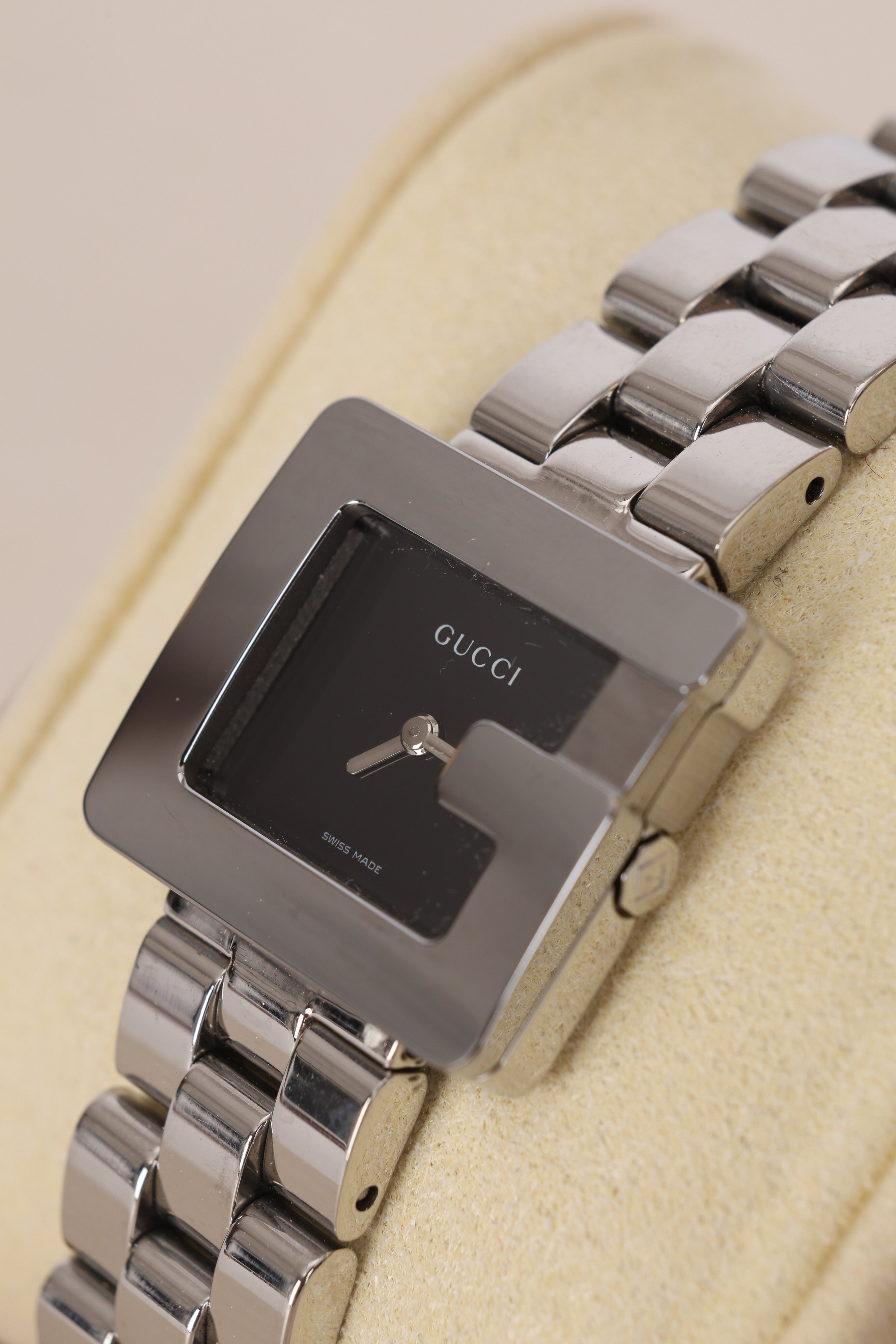 Gucci Monogram Silver Watch