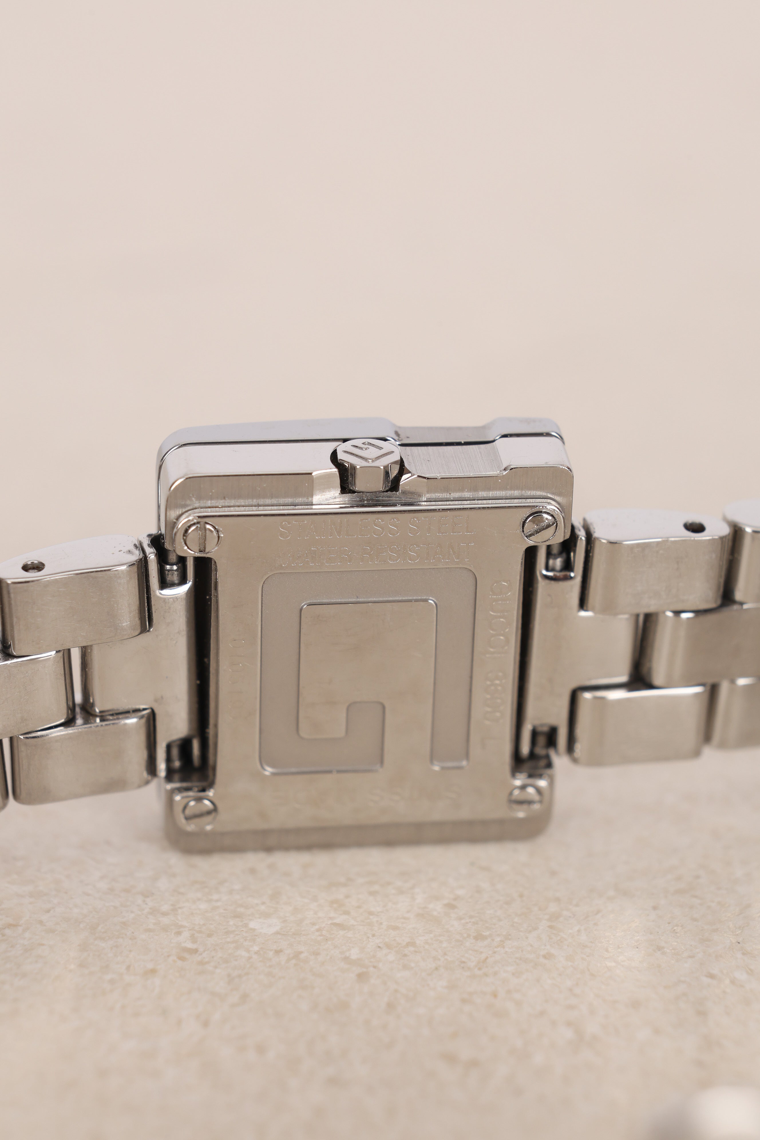 Gucci Monogram Silver Watch