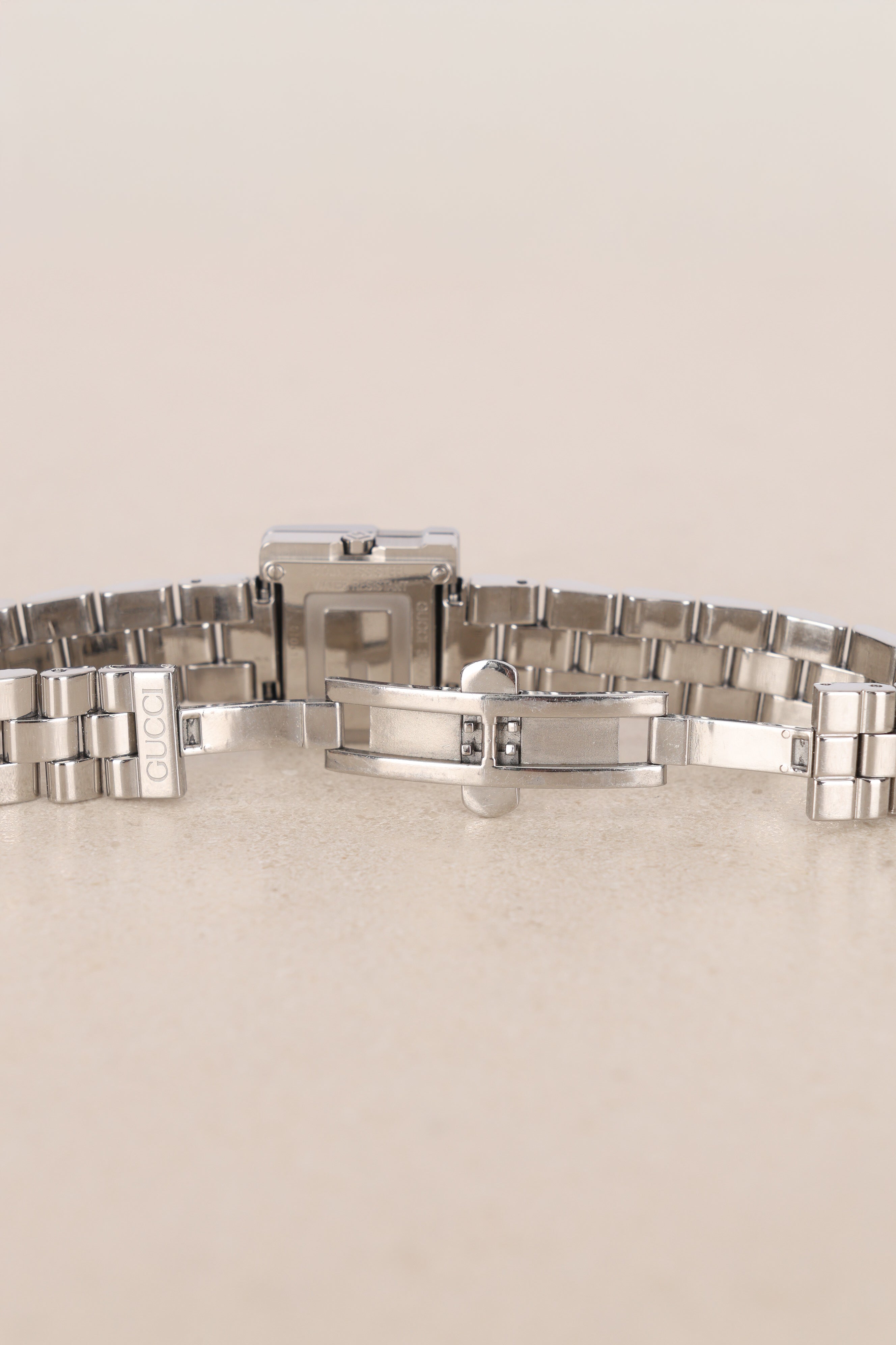 Gucci Monogram Silver Watch