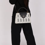 Ultra-Rare Louis Vuitton x Fornasetti Architettura Capucines BB Silk-Screen Leather 2021 GHW