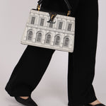 Ultra-Rare Louis Vuitton x Fornasetti Architettura Capucines BB Silk-Screen Leather 2021 GHW