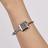 Gucci 1900L Square Stainless Steel Blanc Watch 19mm