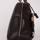 Celine Leather Patchwork Top Handle Bag