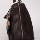 Celine Leather Patchwork Top Handle Bag