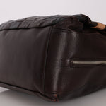 Celine Leather Patchwork Top Handle Bag