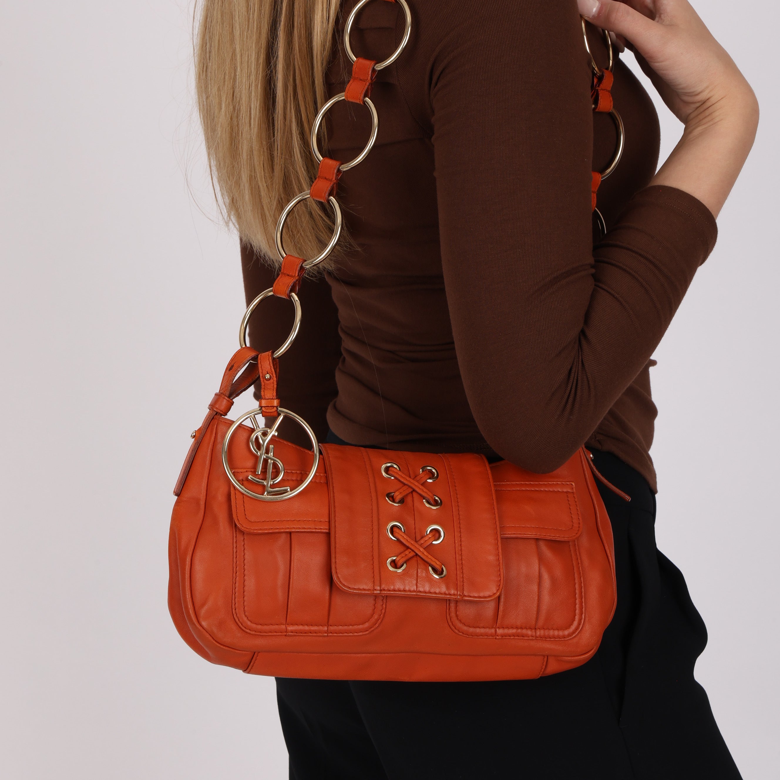 Yves Saint Laurent Rive Gauche Corset Baguette Bag