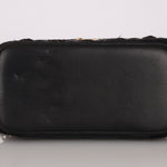 Chanel Vanity Case Black Crochet and Lambskin CGHW