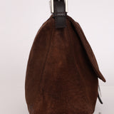 Fendi Mamma Forever Baguette Brown Suede