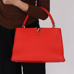 Louis Vuitton Taurillon Capucines MM
