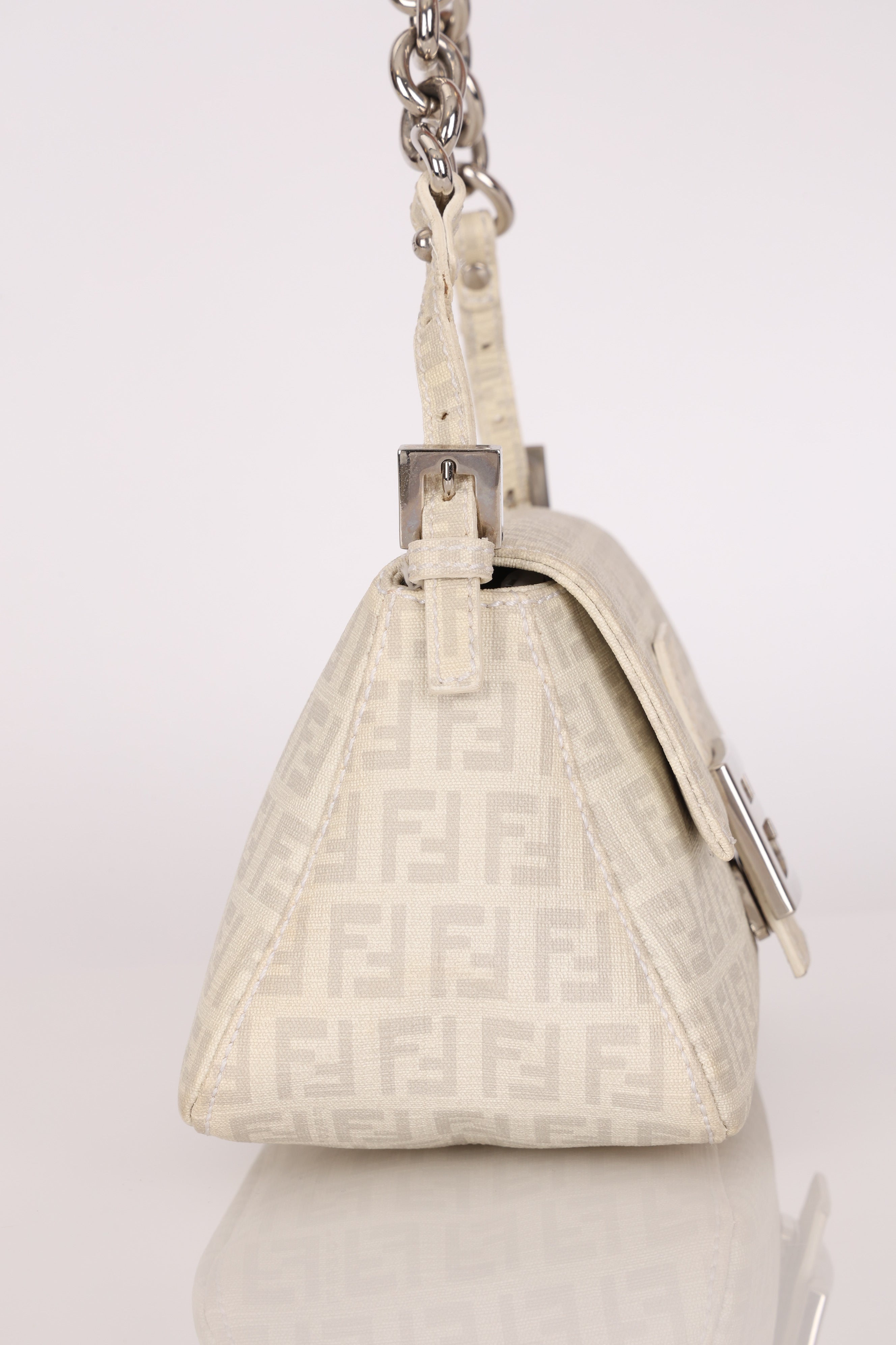 Fendi Zucchino Mini Mamma Baguette Coated Canvas (NEEDS MORE PICS)