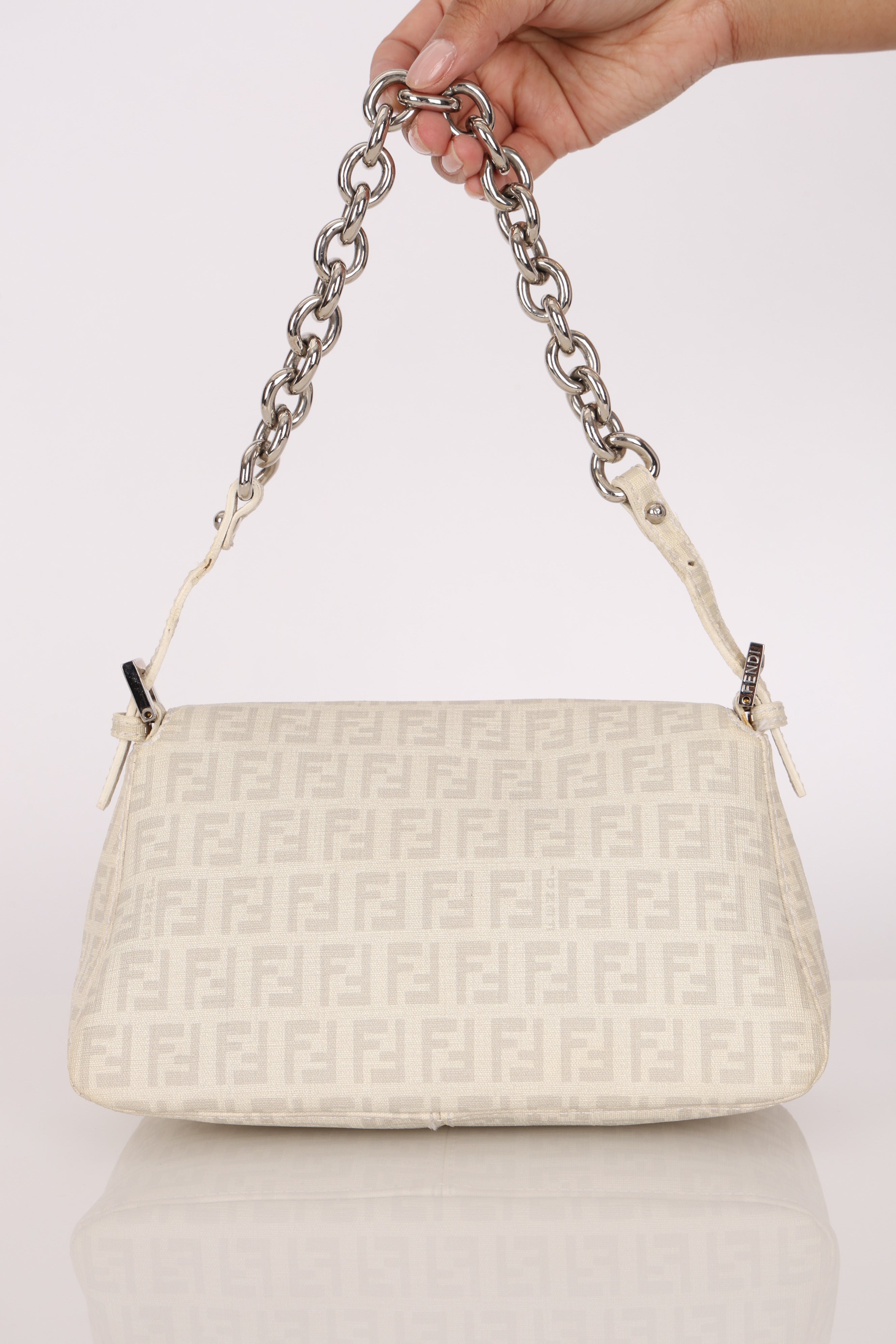 Fendi Zucchino Mini Mamma Baguette Coated Canvas (NEEDS MORE PICS)