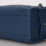 Chanel Deauville Bowling Bag Blue Caviar SHW